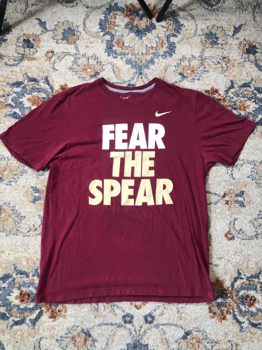 Florida State Seminoles Shirt Mens XL NCAA Football Fear The Spear Nike Tee